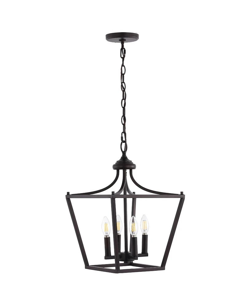 Camden -Light Iron Classic Midcentury Pendant Lantern