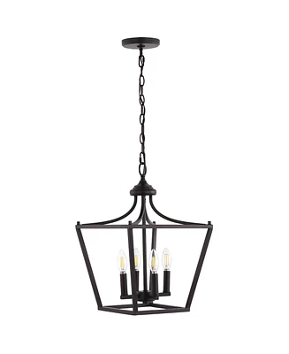 Camden -Light Iron Classic Midcentury Pendant Lantern