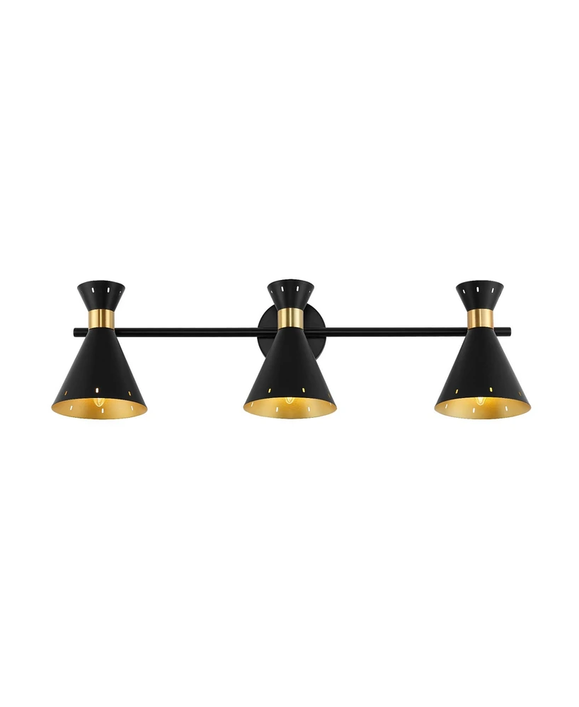 Elroy 3-Light Iron Retro Contemporary Led Track Light