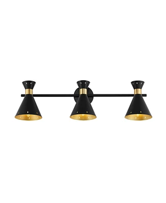 Elroy 3-Light Iron Retro Contemporary Led Track Light