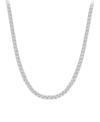 Men's Diamond 24" Tennis Necklace (8 ct. t.w.) in 14k White Gold