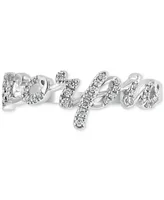 Effy Diamond Zodiac Scorpio Ring (1/8 ct. t.w.) Sterling Silver