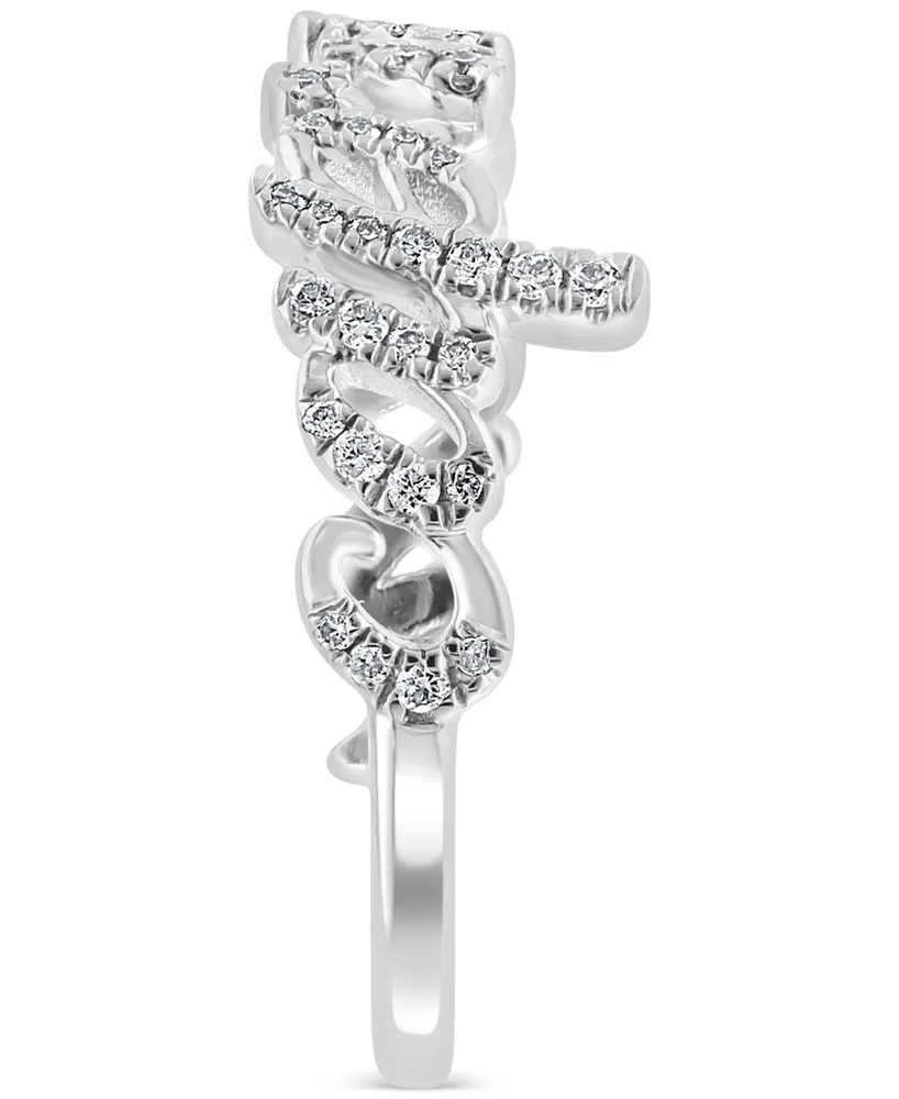 Effy Diamond Zodiac Capricorn Ring (1/6 ct. t.w.) Sterling Silver