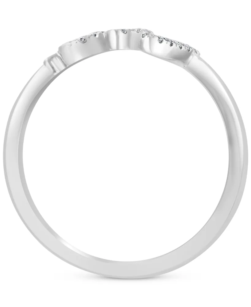 Effy Diamond Zodiac Leo Ring (1/20 ct. t.w.) Sterling Silver