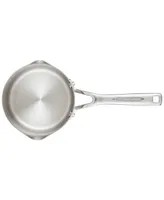 KitchenAid 3-Ply Base Stainless Steel 1.5 Quart Induction Sauce Pan with Pour Spouts