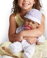 La Baby Hispanic 20" Soft Body Baby Doll Purple Outfit - Hispanic