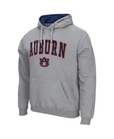 Men's Heather Gray Auburn Tigers Arch Logo 3.0 Pullover Hoodie