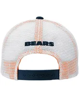 Big Boys Navy Chicago Bears Core Lockup Snapback Hat