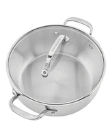 KitchenAid 3-Ply Base Stainless Steel 4 Quart Induction Casserole with Lid