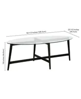 Olson Oval Coffee Table, 50.5" x 23.5"