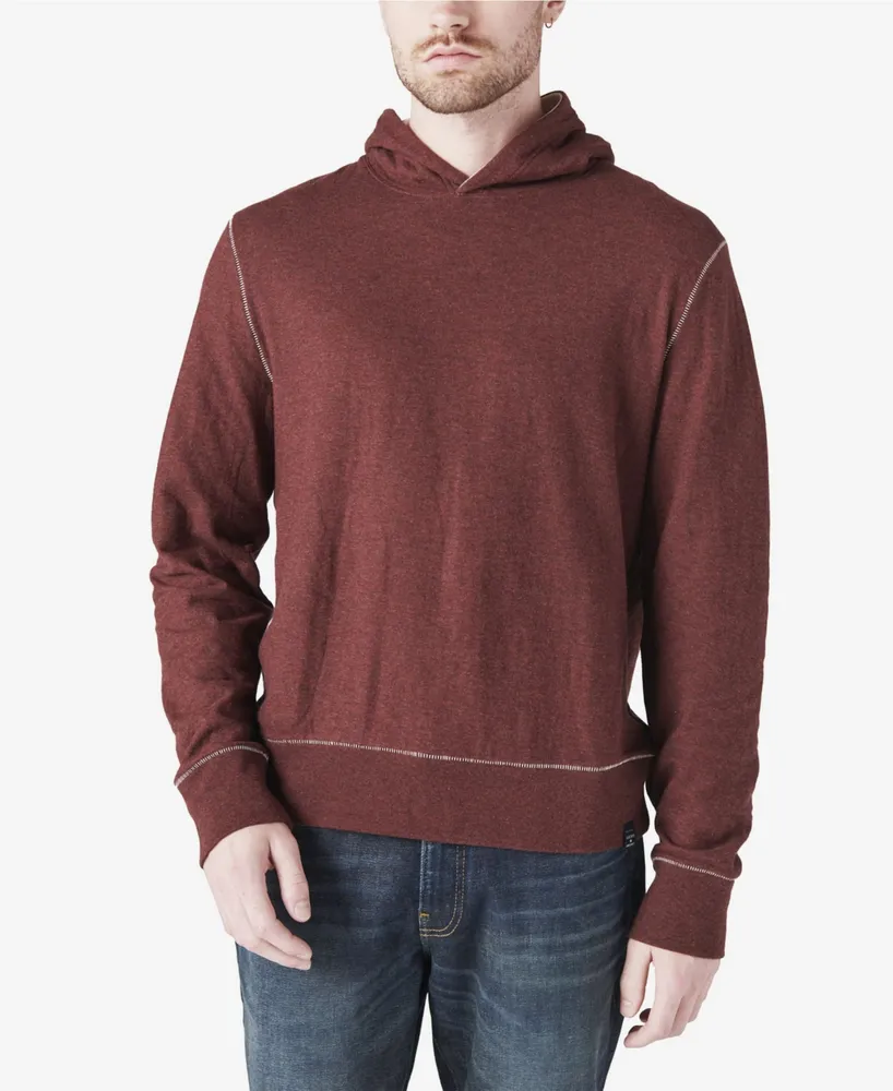 Lucky Brand Men's Classic Duofold Hooded Sweatshirt