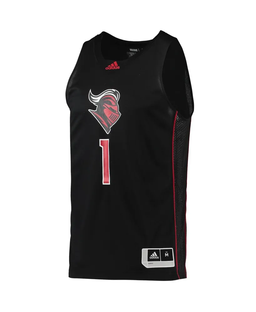 Men's 1 Black Rutgers Scarlet Knights Swingman Basketball Jersey