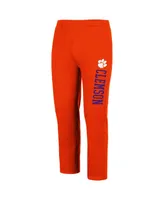 Men's Orange Clemson Tigers Fleece Pants
