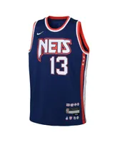 Big Boys James Harden Navy Brooklyn Nets 2021/22 Swingman Jersey - City Edition