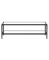 Hera 54" Coffee Table with Shelf