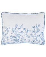Laura Ashley Flora Cotton Reversible Piece Quilt Set