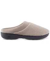 Isotoner Signature Microterry Pillowstep Slippers with Satin Trim