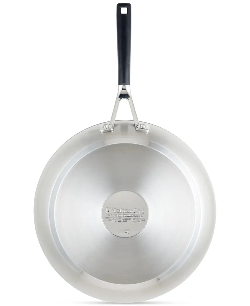 KitchenAid Stainless Steel 12" Induction Frying Pan