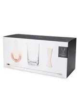 Viski Copper Barware Gift Set, 4 Piece