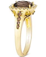 Le Vian Cinnamon Citrine (1-1/3 ct. t.w.) & Diamond (1/2 ct. t.w.) Ring in 14k Rose Gold (Also in Amethyst, Blue Topaz, Peridot & Smoky Quartz)