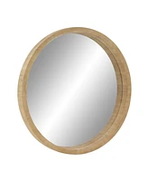 Rosemary Lane Natural Wood Wall Mirror