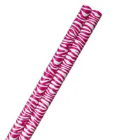 Jam Paper Gift Wrap 50 Square Feet Zebra Print Wrapping Paper Rolls, Pack of 2