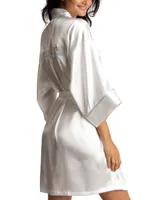 Linea Donatella Maid Of Honor Satin Wrap Robe