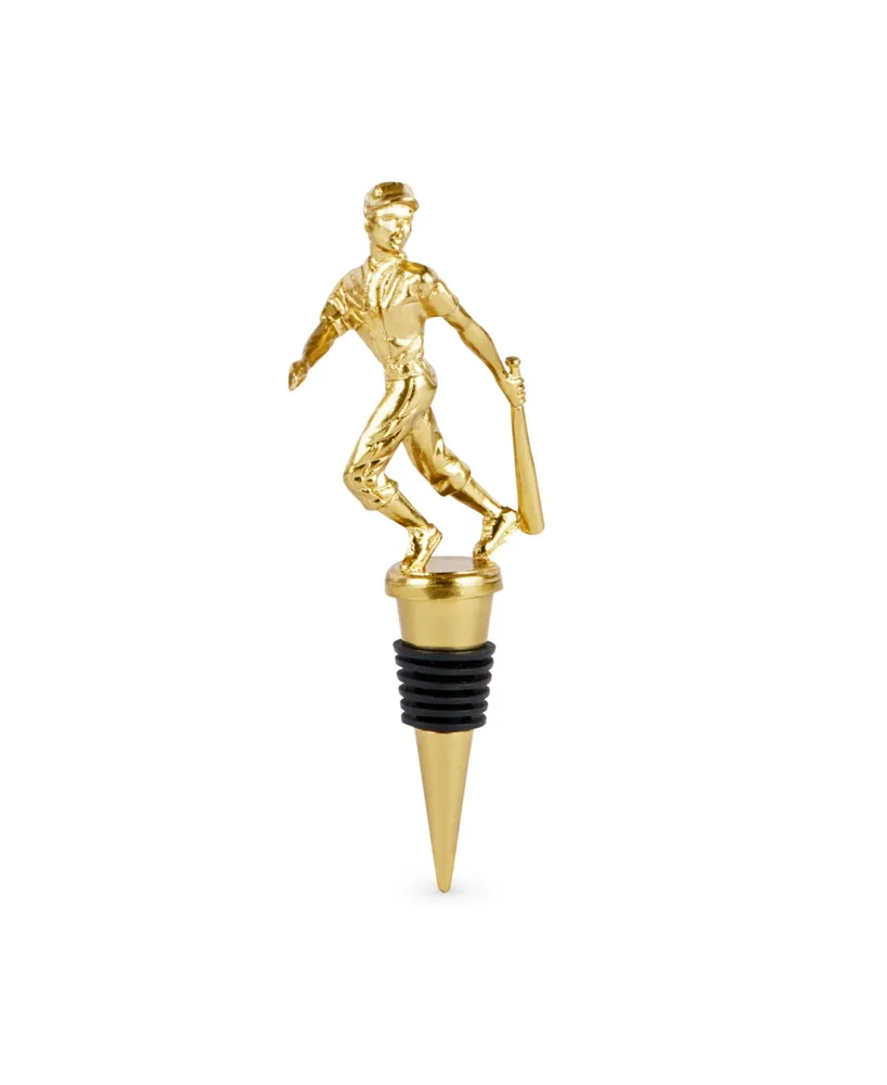 Foster & Rye Baseball Trophy Wine Stopper - Gold