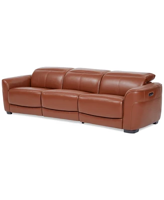 Lexanna -Pc. Leather Sofa with Power Motion Recliners