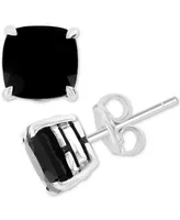 Effy Onyx Cushion Stud Earrings in Sterling Silver