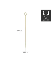 Viski Cocktail Picks, Set of 6 - Gold