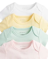 First Impressions Baby Girls Bodysuits, Pack of 4, Created for Macy's