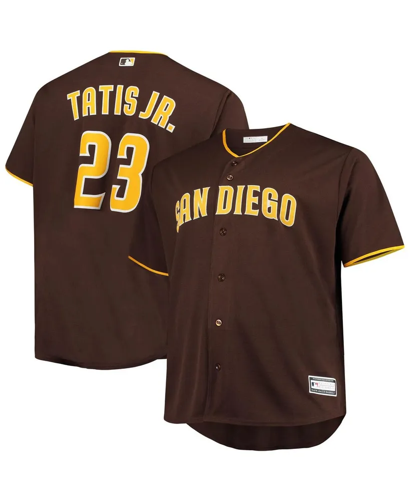 Profile Men's White, Brown San Diego Padres Big and Tall Home