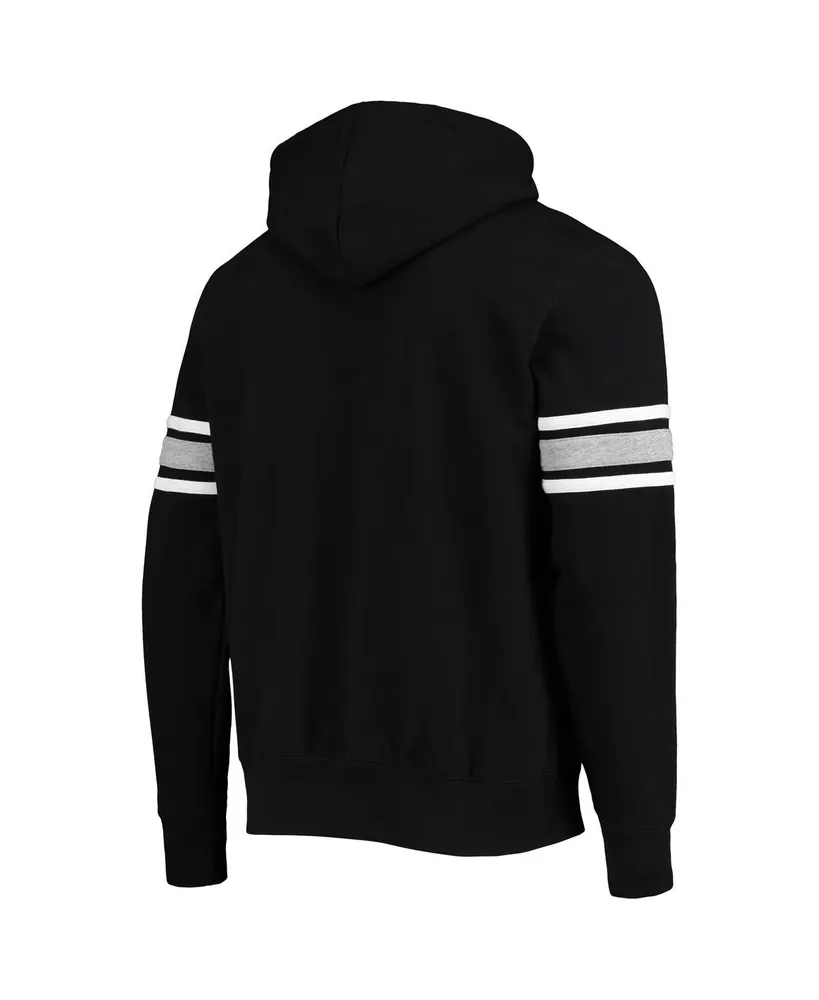 Men's Black Las Vegas Raiders Double Block Pullover Hoodie