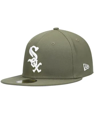 Men's New Era Olive Chicago White Sox Logo 59FIFTY Fitted Hat