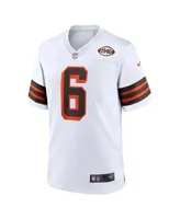 Men's Baker Mayfield White Cleveland Browns 1946 Collection Alternate Game Jersey