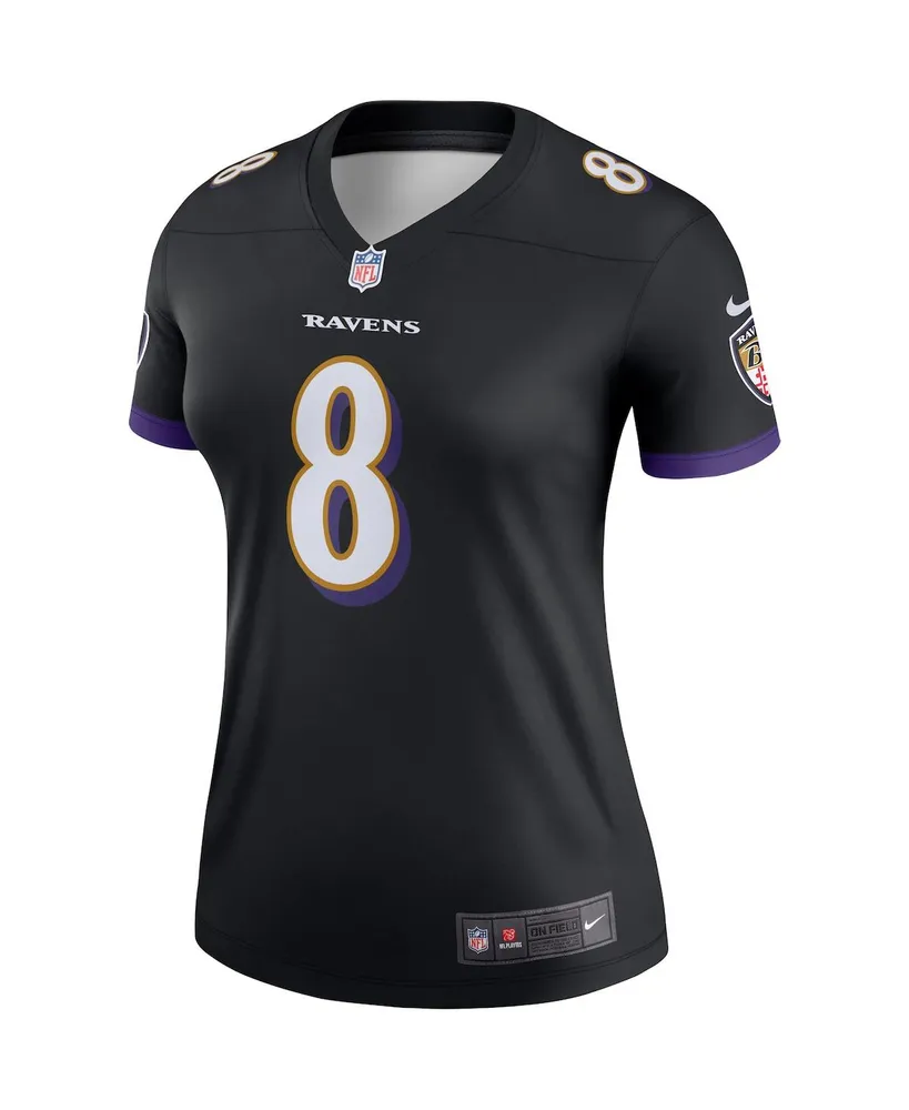 Women's Lamar Jackson Black Baltimore Ravens Legend Team Jersey