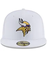 Men's White Minnesota Vikings Omaha 59FIFTY Fitted Hat