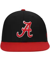 Men's Black and Crimson Alabama Tide Team Color Two-Tone Fitted Hat