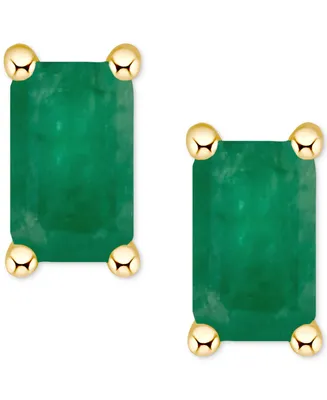 Tanzanite Stud Earrings (1/2 ct. t.w.) 14k Gold (Also Emerald, Ruby & Sapphire)