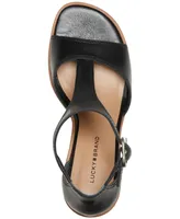 Lucky Brand Women's Sabeni T-Strap Sandals