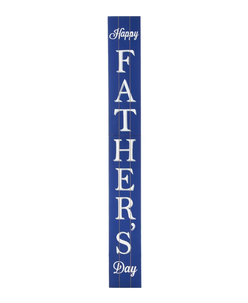 Glitzhome 60" Wooden Father's Day Porch Sign Kd