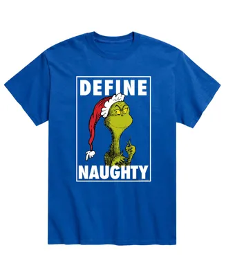 Men's Dr. Seuss The Grinch Define Naughty T-shirt