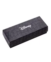 ewatchfactory Women's Disney Princess Alloy Black Leather Strap Watch 30mm