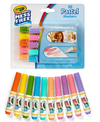 Crayola- Keep Me Mess Free- Pastel Markers 10ct