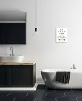 Stupell Industries Fresh Soap and Water Bath Tub Bathroom Design Wall Plaque Art, 10" x 15" - Multi