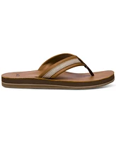 Sanuk Men's Hullsome Leather Flip-Flop Sandals