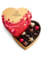 Godiva Valentine's Day Heart Assorted Chocolate Gift Box, 14 Pieces