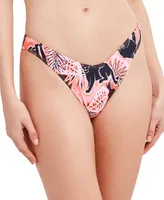 BCBGeneration On Your Tracks Printed Scoop Bikini Bottoms