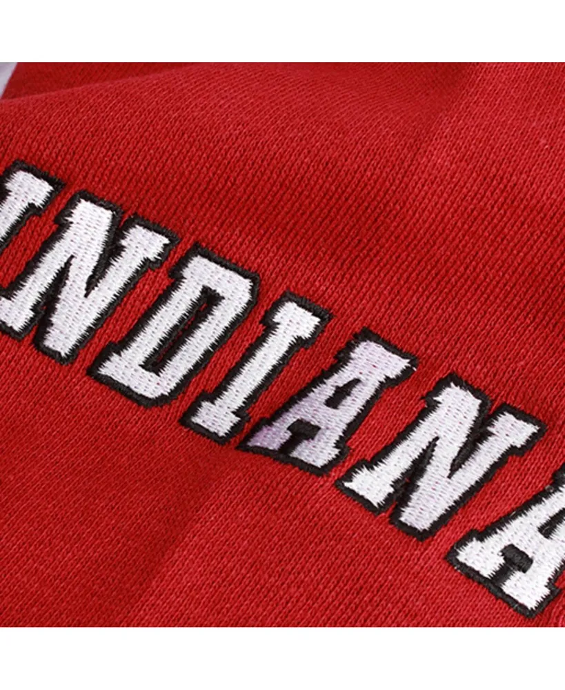 Big Boys Crimson Indiana Hoosiers Big Logo Pullover Hoodie